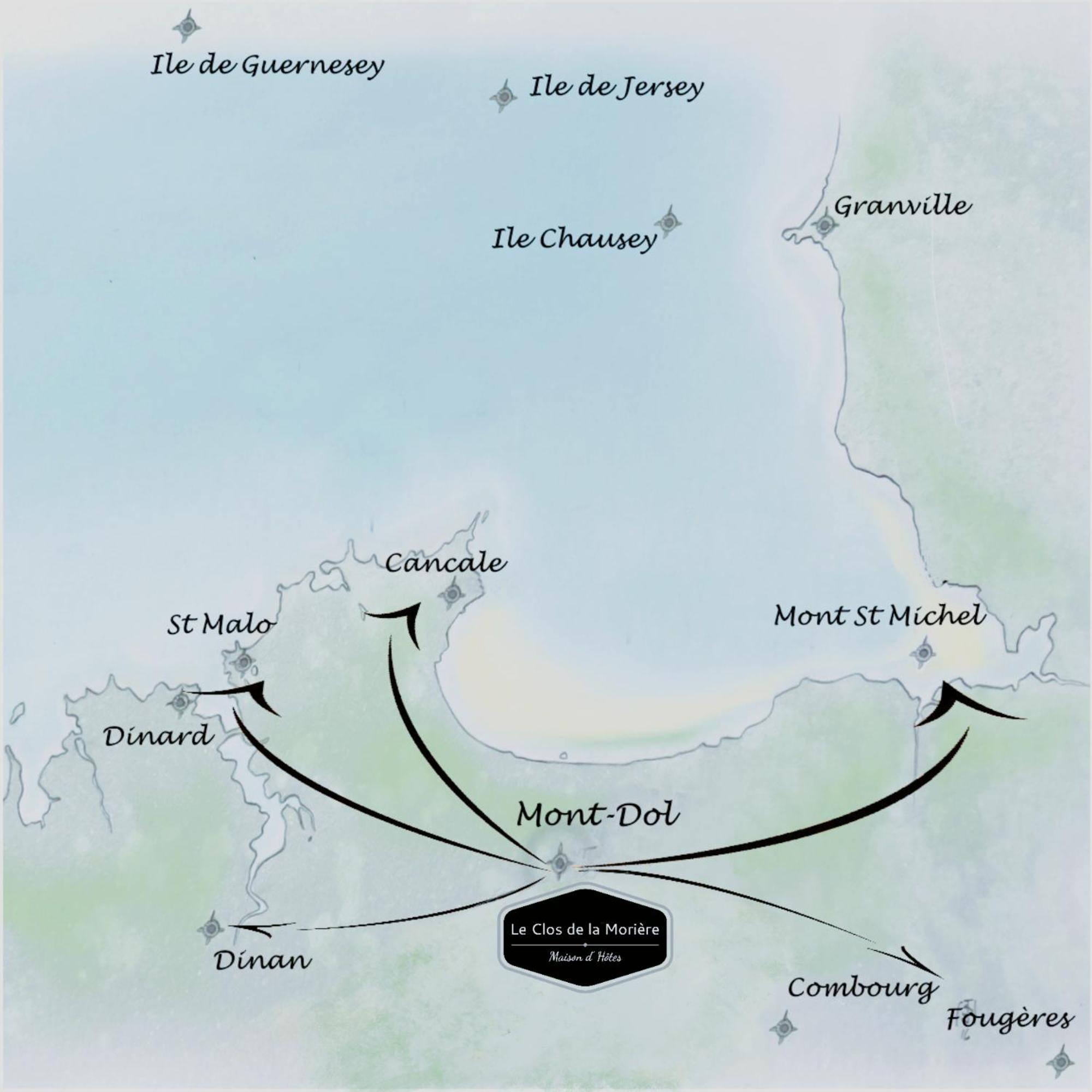 Le Clos De La Moriere Mont-Dol Exteriör bild